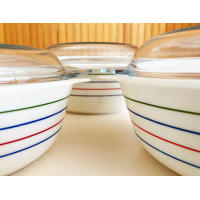 Pyrex England Spectrum ovenschalen